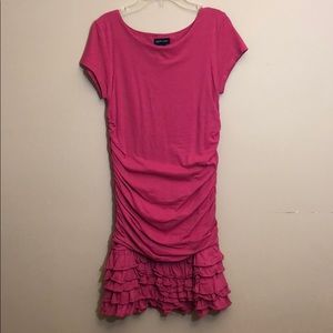 Ruched pink Ralph Lauren dress